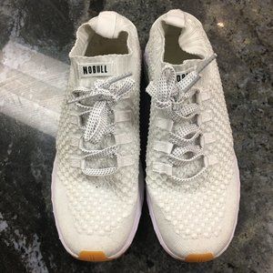 NOBULL Men's White Ivory Knit Runner Size 10.5